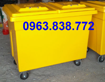 Thùng rác 660L composite